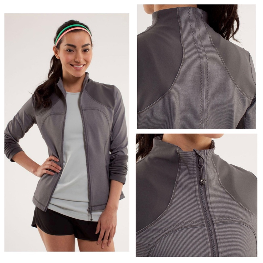 Lululemon Forme Jacket Luon Soot Light 8